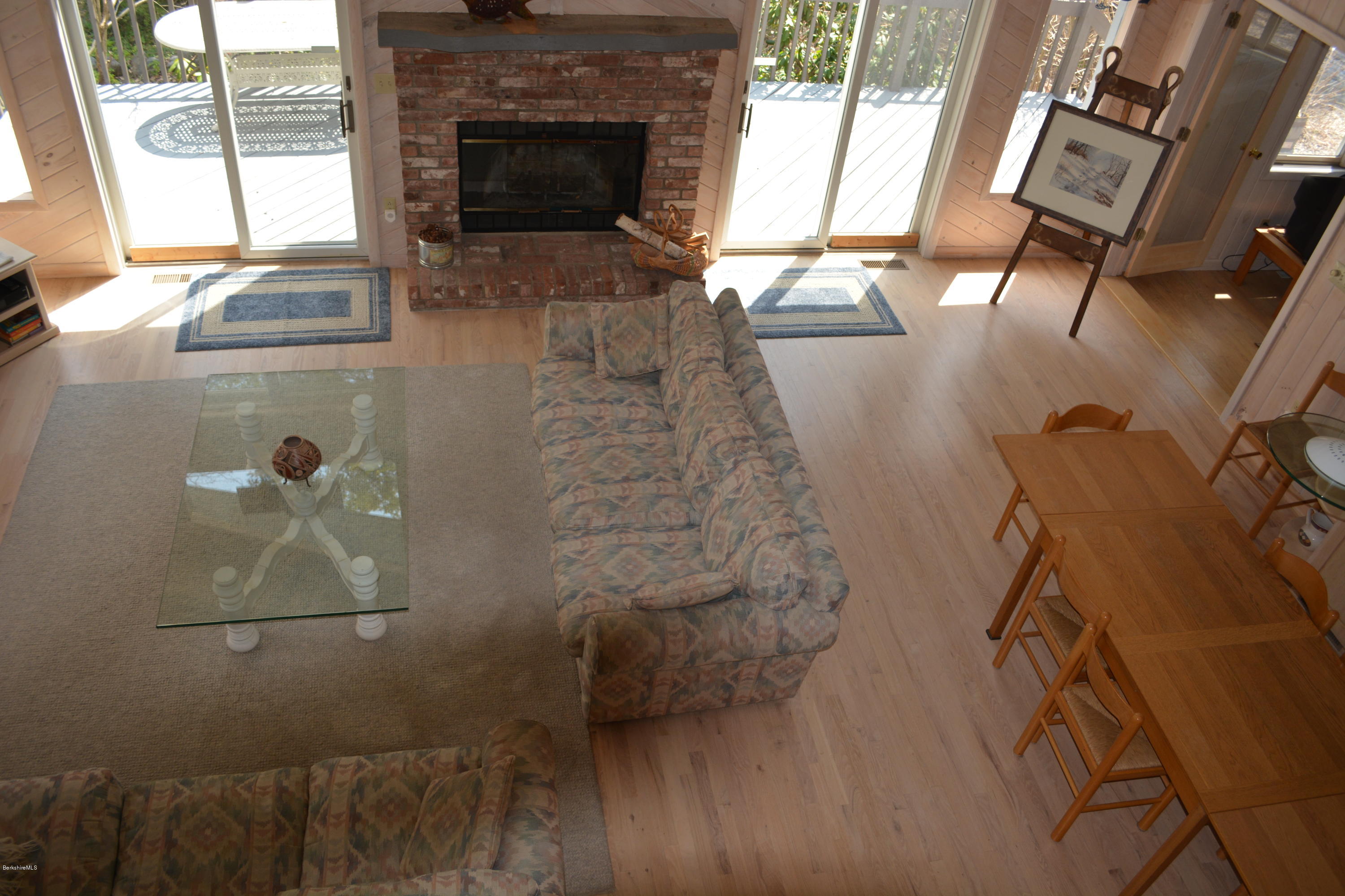 7 Sioux Road Becket, MA 01223 - Photo 9 of 22 a living room with furniture and a fireplace