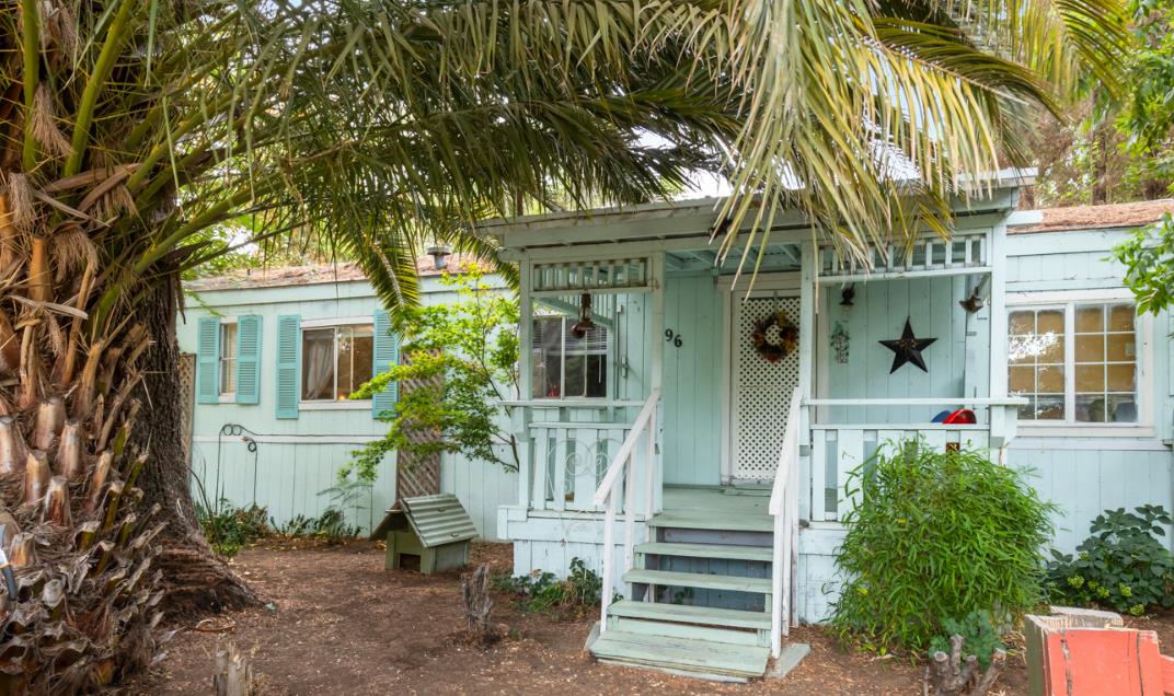 front view of house with a small yard