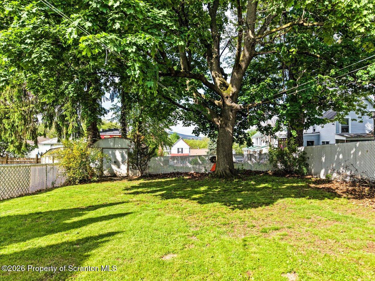 607 Deacon Street Scranton, PA 18509 - Photo 3 of 40 a view of a yard with a large tree