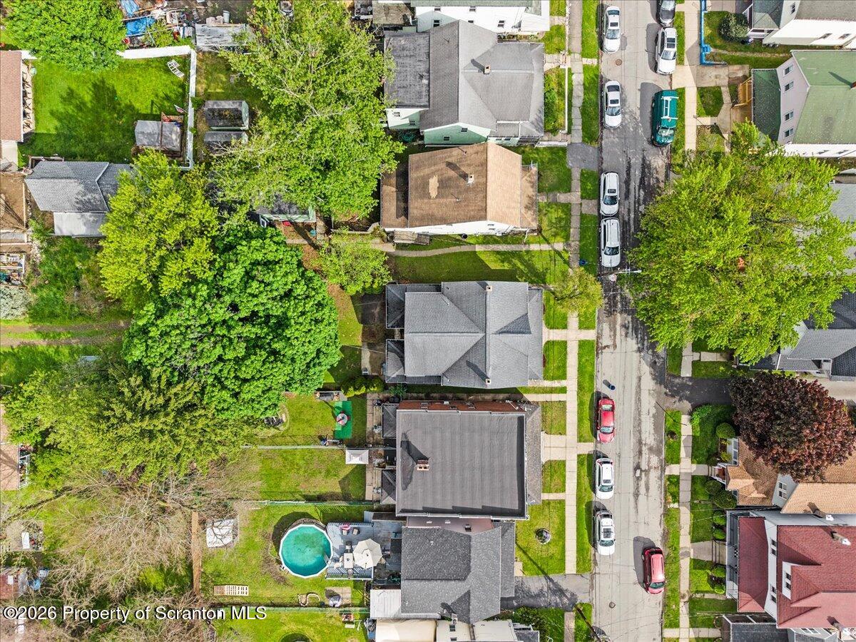 607 Deacon Street Scranton, PA 18509 - Photo 37 of 40 aerial view of multiple houses with yard