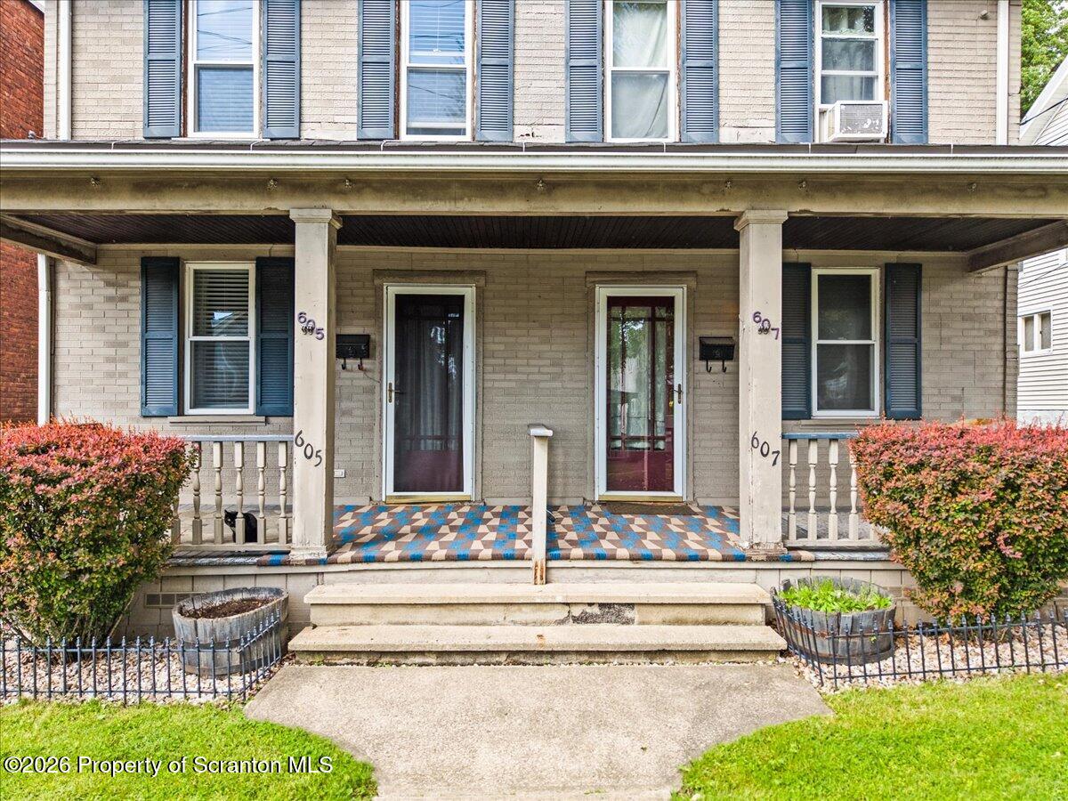 607 Deacon Street Scranton, PA 18509 - Photo 6 of 40 front view of a brick building