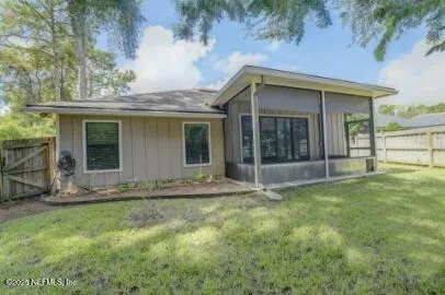 a house with yard in front of it