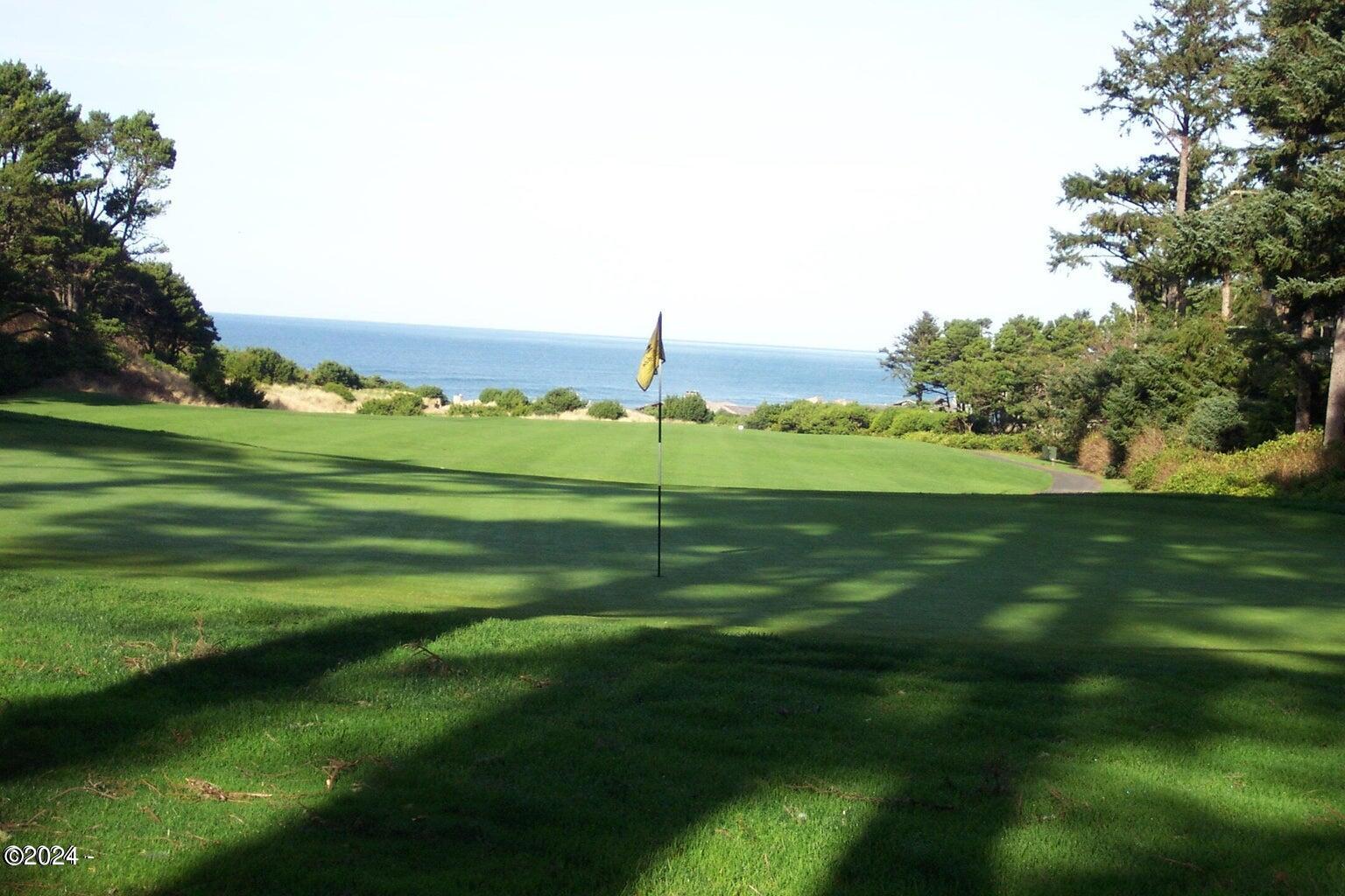 114 Ridge Crest Road Gleneden Beach, OR 97388 - Photo 37 of 40 a view of a golf course with a big yard