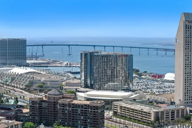 a view of a balcony with wooden floor