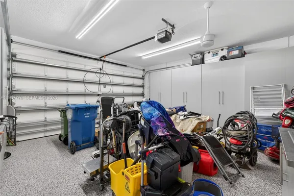 a view of a storage & utility room with stuff
