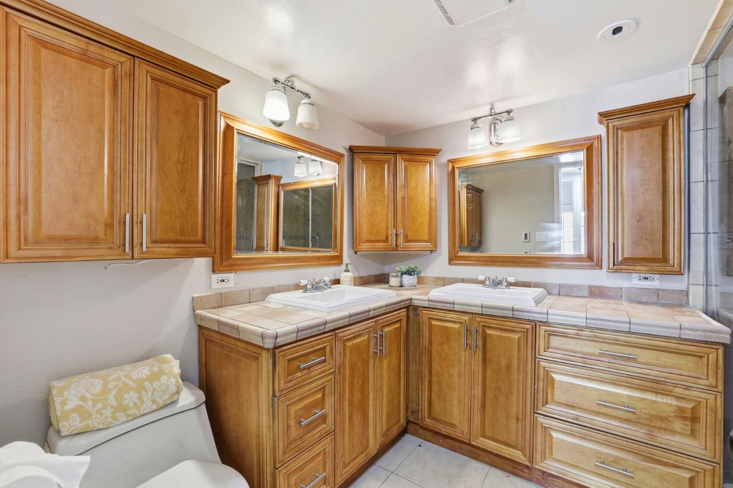 265 Brown Gables Road, Unit 11 Ben Lomond, CA 95005 - Photo 24 of 50 a bathroom with a sink and a mirror