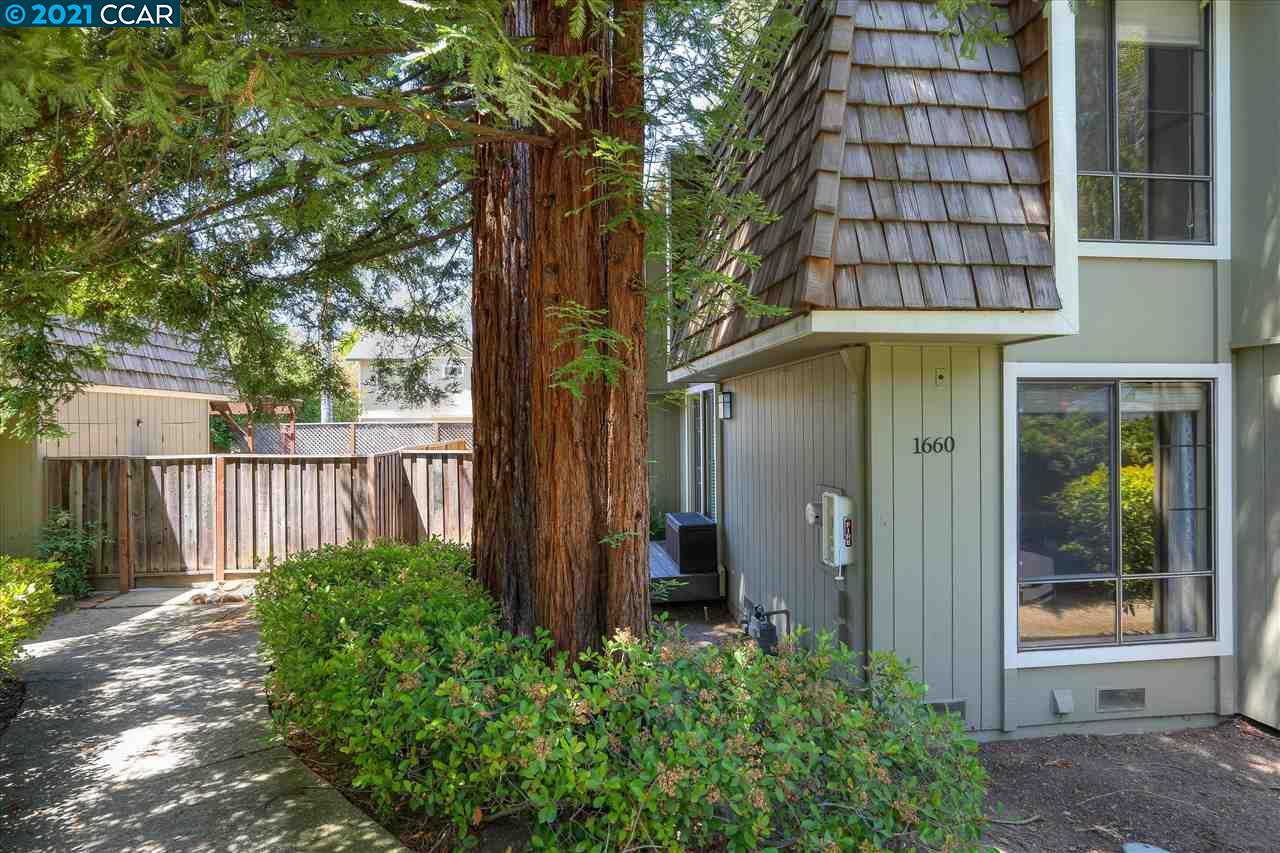 front view of a house with a glass door