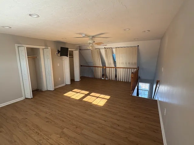 a view of wooden floor