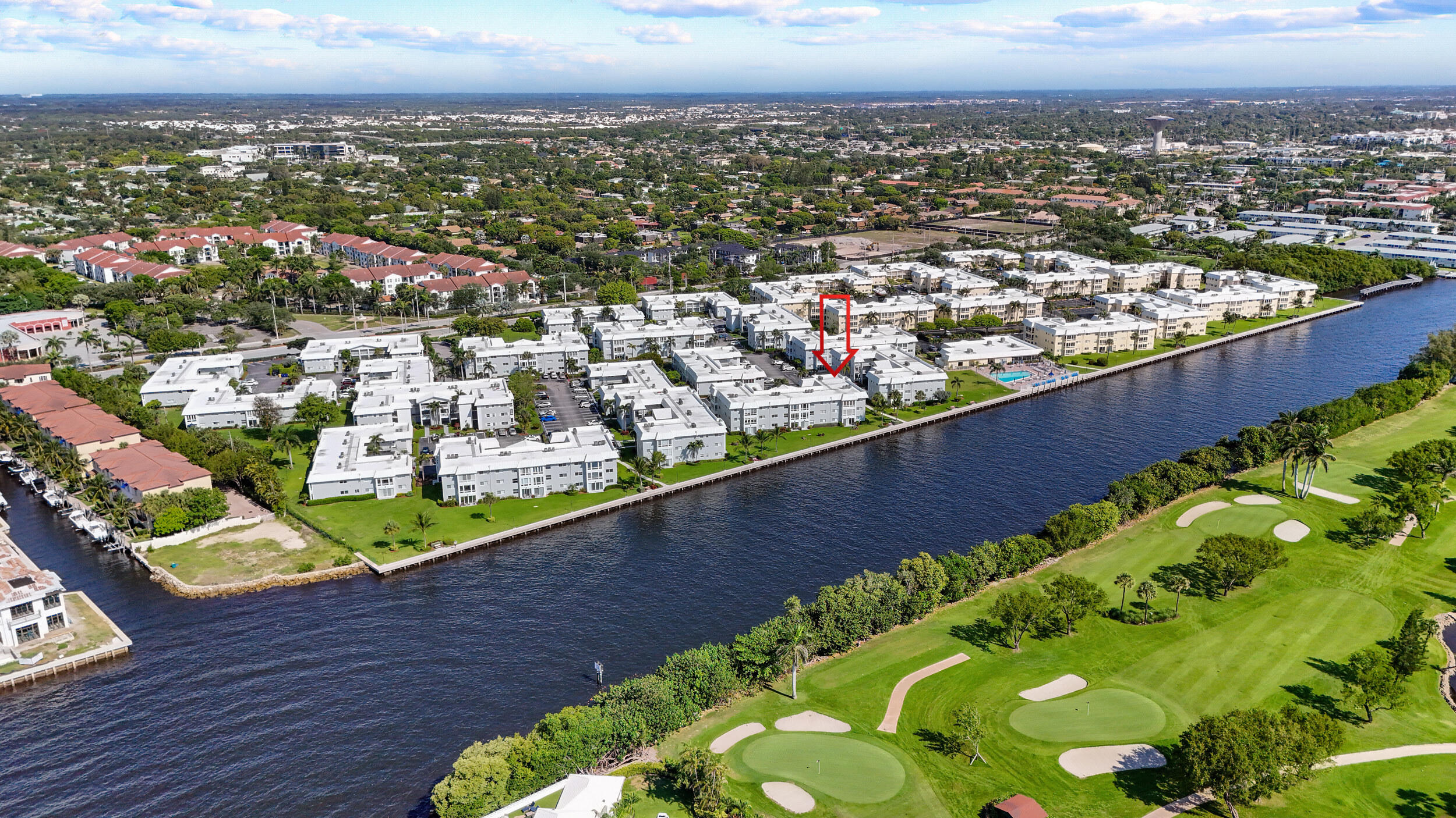 7 Colonial Club Drive, Unit 300 Boynton Beach, FL 33435 - Photo 18 of 24 an aerial view of a city