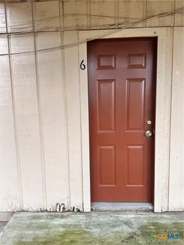 a view of a door