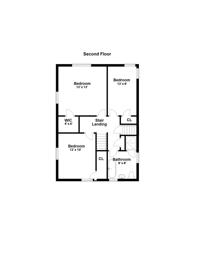 427 Uvedale Road Riverside, IL 60546 - Photo 31 of 33 a picture of a floor plan