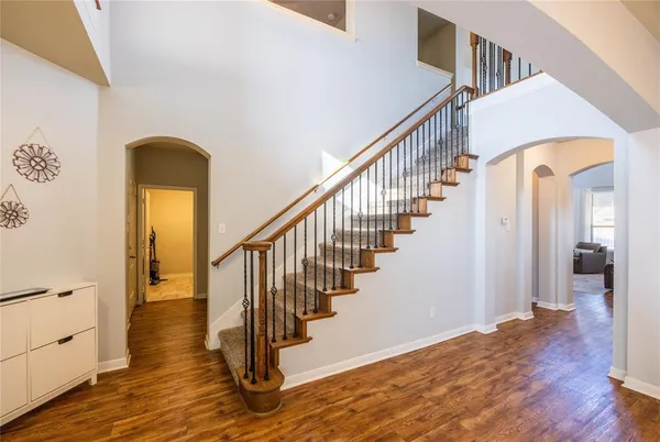 a view of sky from balcony