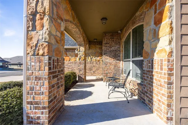 a view of balcony with couch