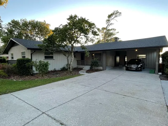 a car parked in front of house