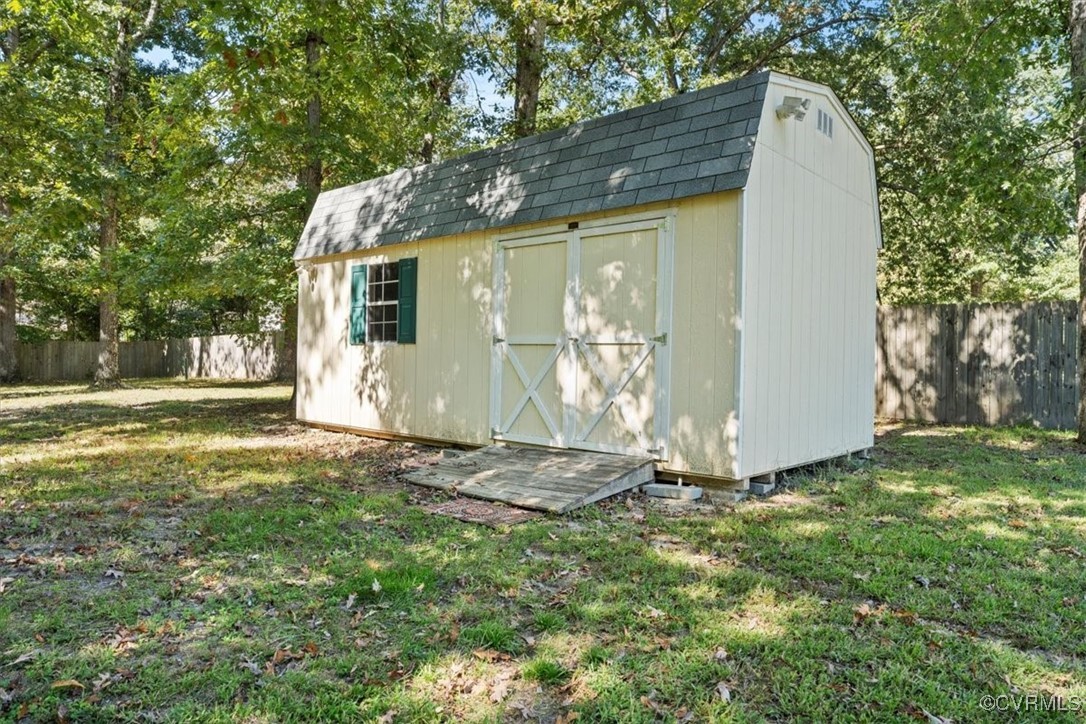 10459 Rockingham Road Mechanicsville, VA 23116 - Photo 41 of 48 View of outdoor structure with a lawn