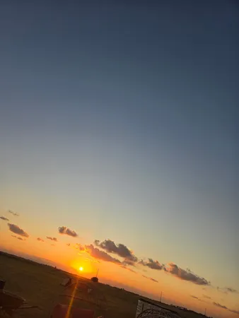 a view of an ocean and beach
