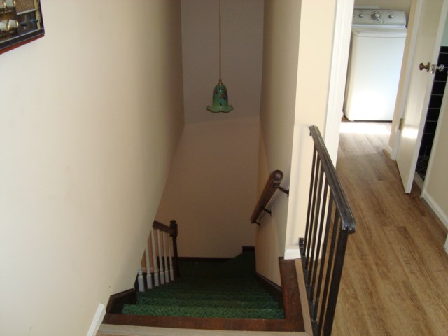 1400 Hubbard Road Columbus, GA 31904 - Photo 27 of 31 a view of staircase with wooden floor