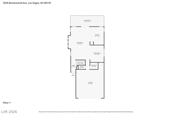 $439,998 | 7539 Benlomond Avenue, Las Vegas, NV 89179
