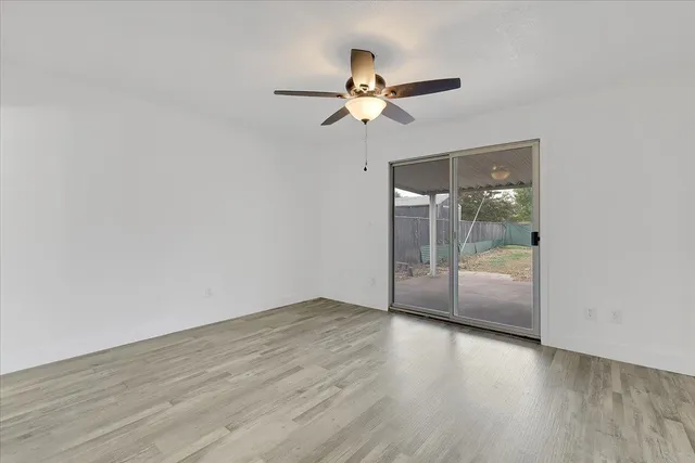 wooden floor in an empty room
