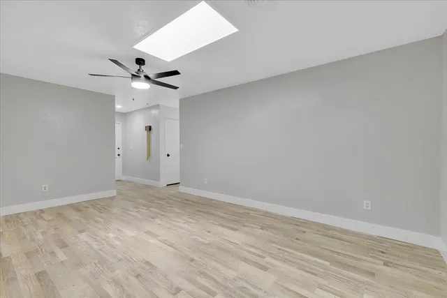 wooden floor in an empty room