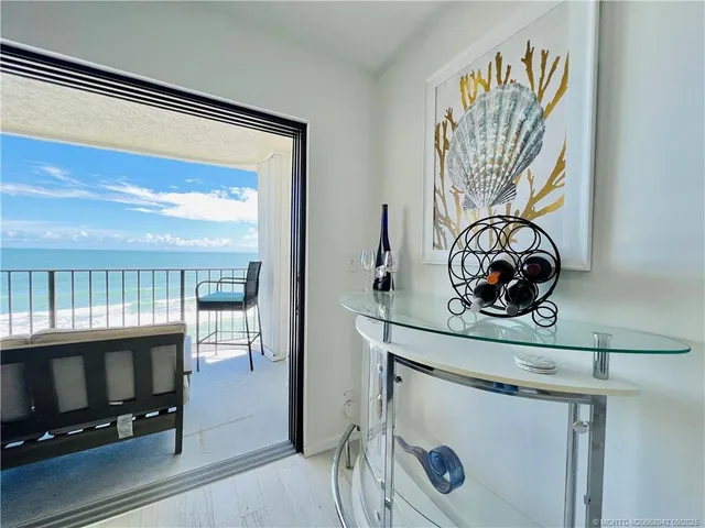 a view of a entryway