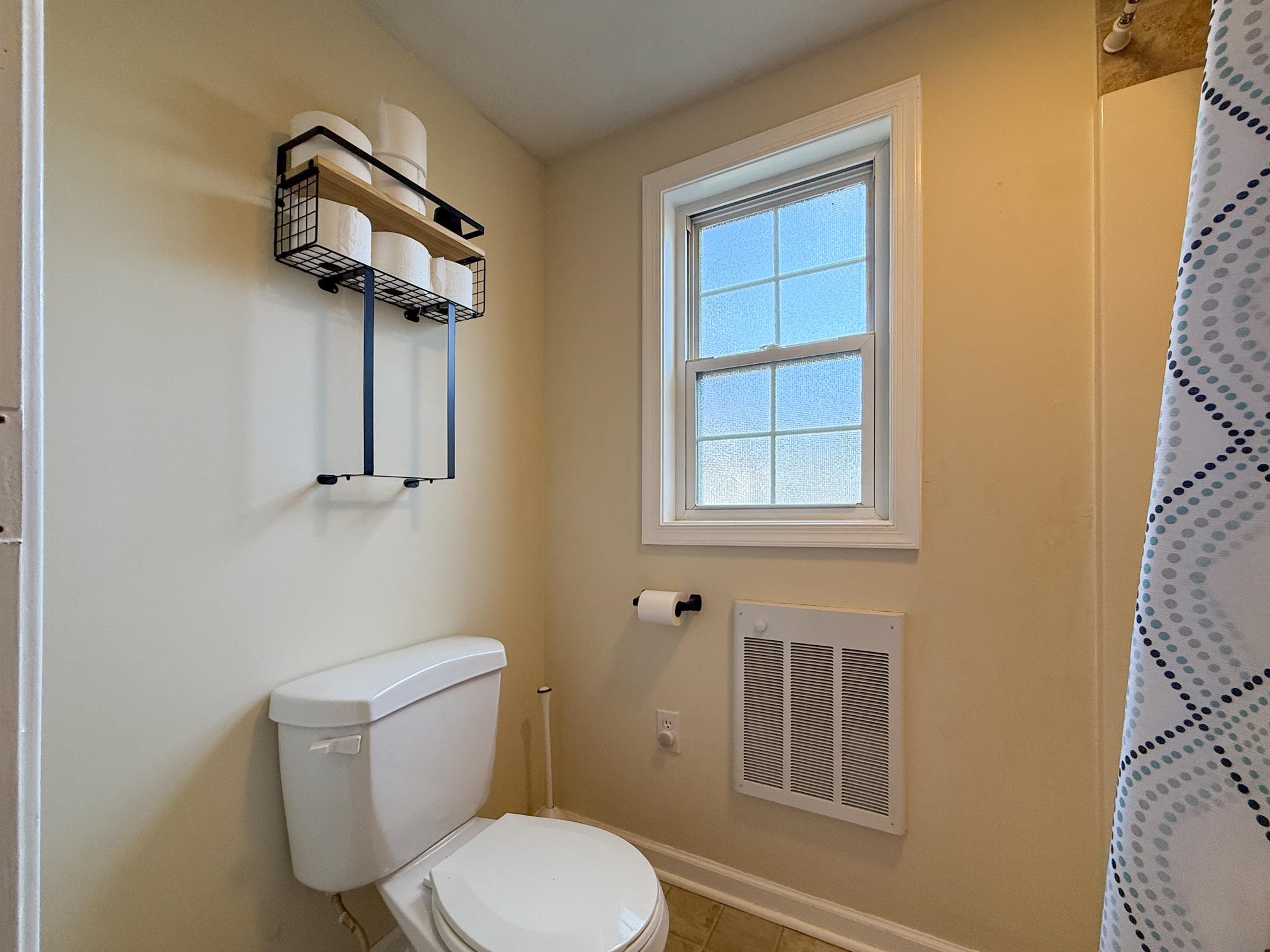 939 Old White Hill Road Stuarts Draft, VA 24477 - Photo 19 of 22 a bathroom with a toilet a sink and mirror
