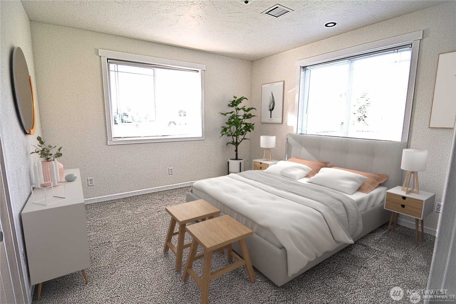 116 Taylor Road South Chehalis, WA 98532 - Photo 19 of 35 a bedroom with a bed and a window