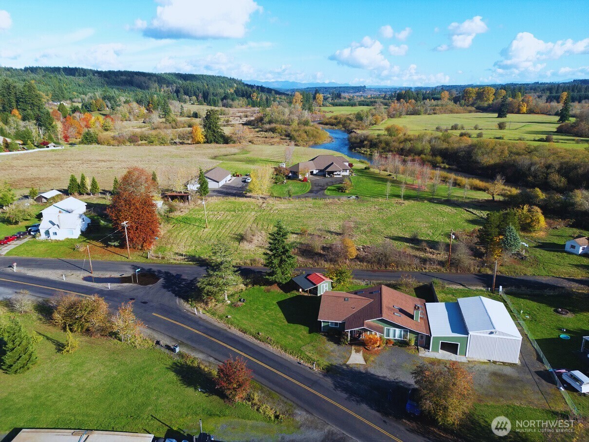 116 Taylor Road South Chehalis, WA 98532 - Photo 35 of 35 an aerial view of a house with a garden