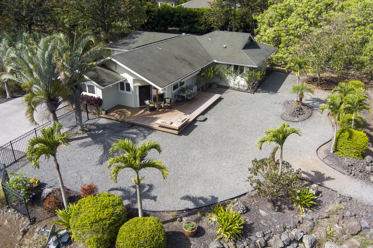 Private and Peaceful! Welcome home to Puu Lani Ranch and enjoy this single level custom-built home being offered fully furnished.