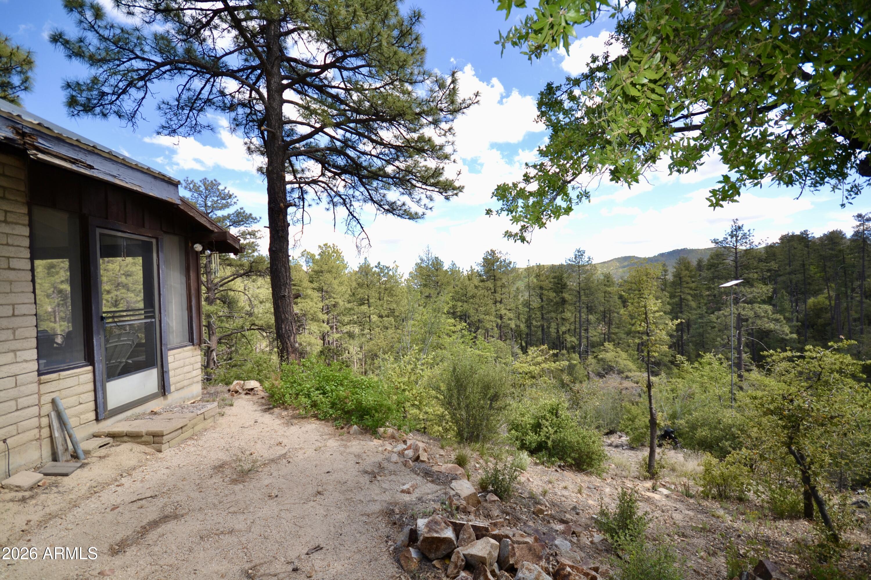 23617 South Demascus Road Crown King, AZ 86343 - Photo 9 of 50 a view of a house with a tree