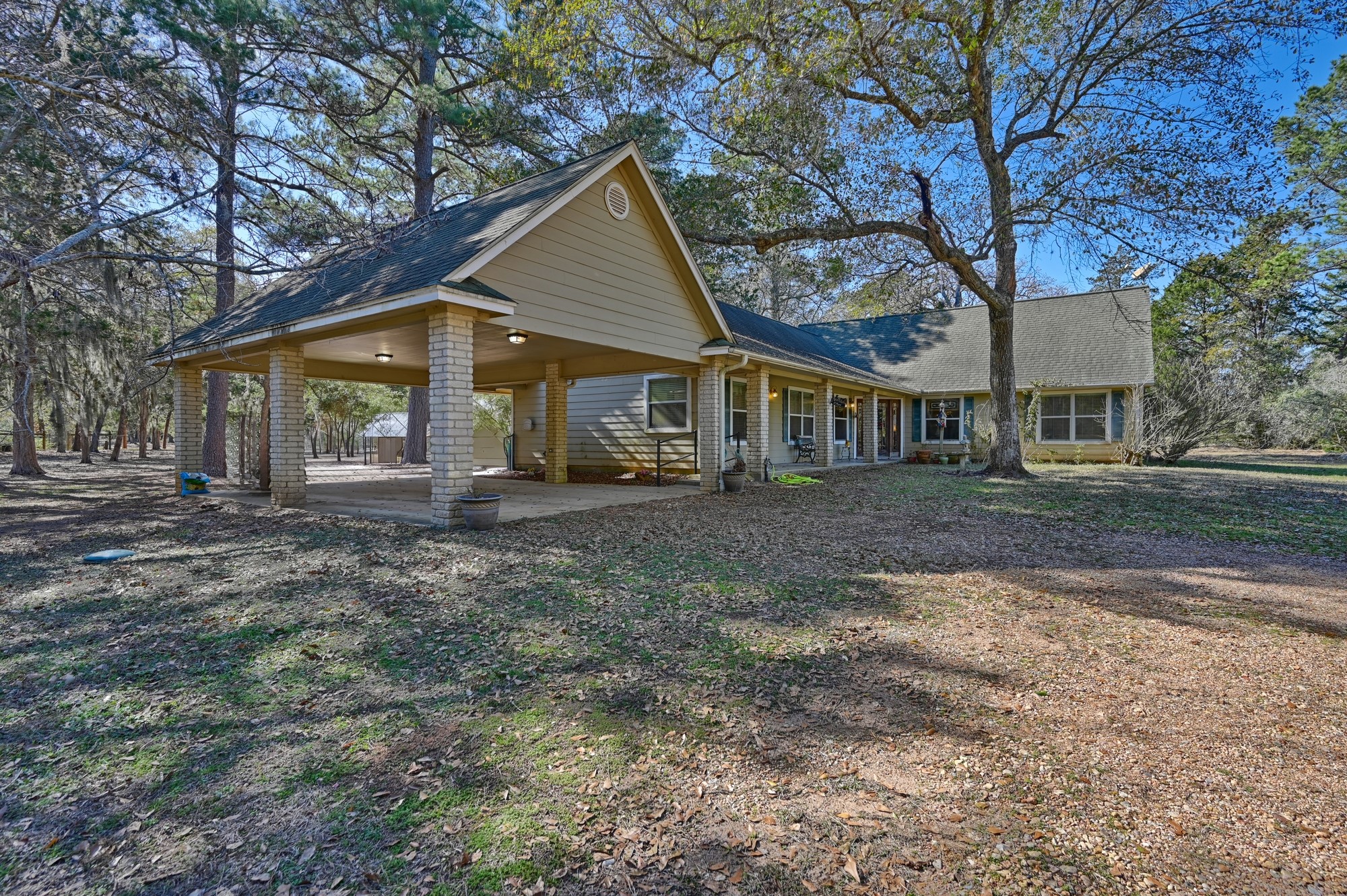 1298 Oil Patch Road New Ulm, TX 78950 - Photo 6 of 27 a view of house with a yard