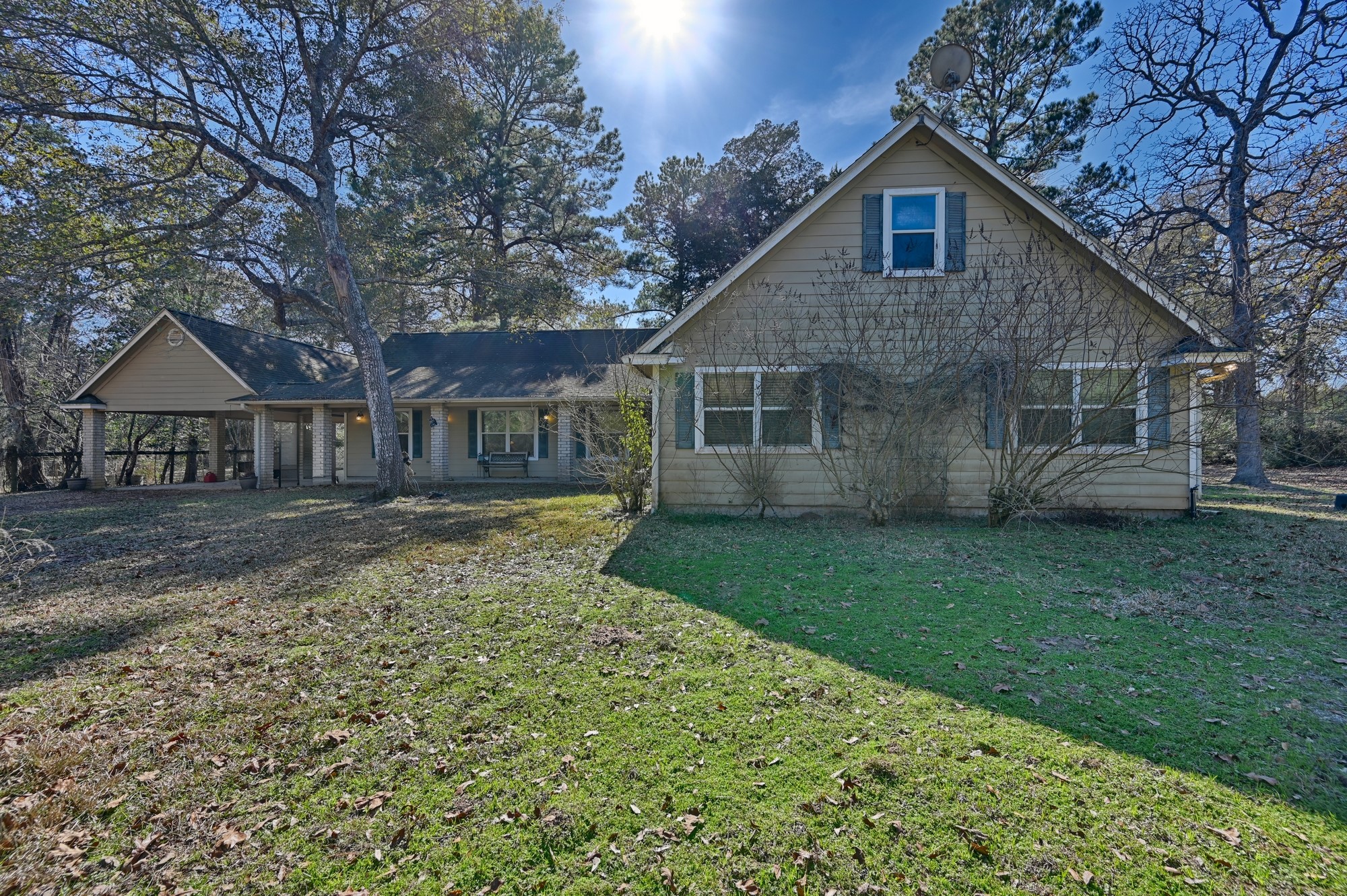 1298 Oil Patch Road New Ulm, TX 78950 - Photo 8 of 27 a view of a house with a yard