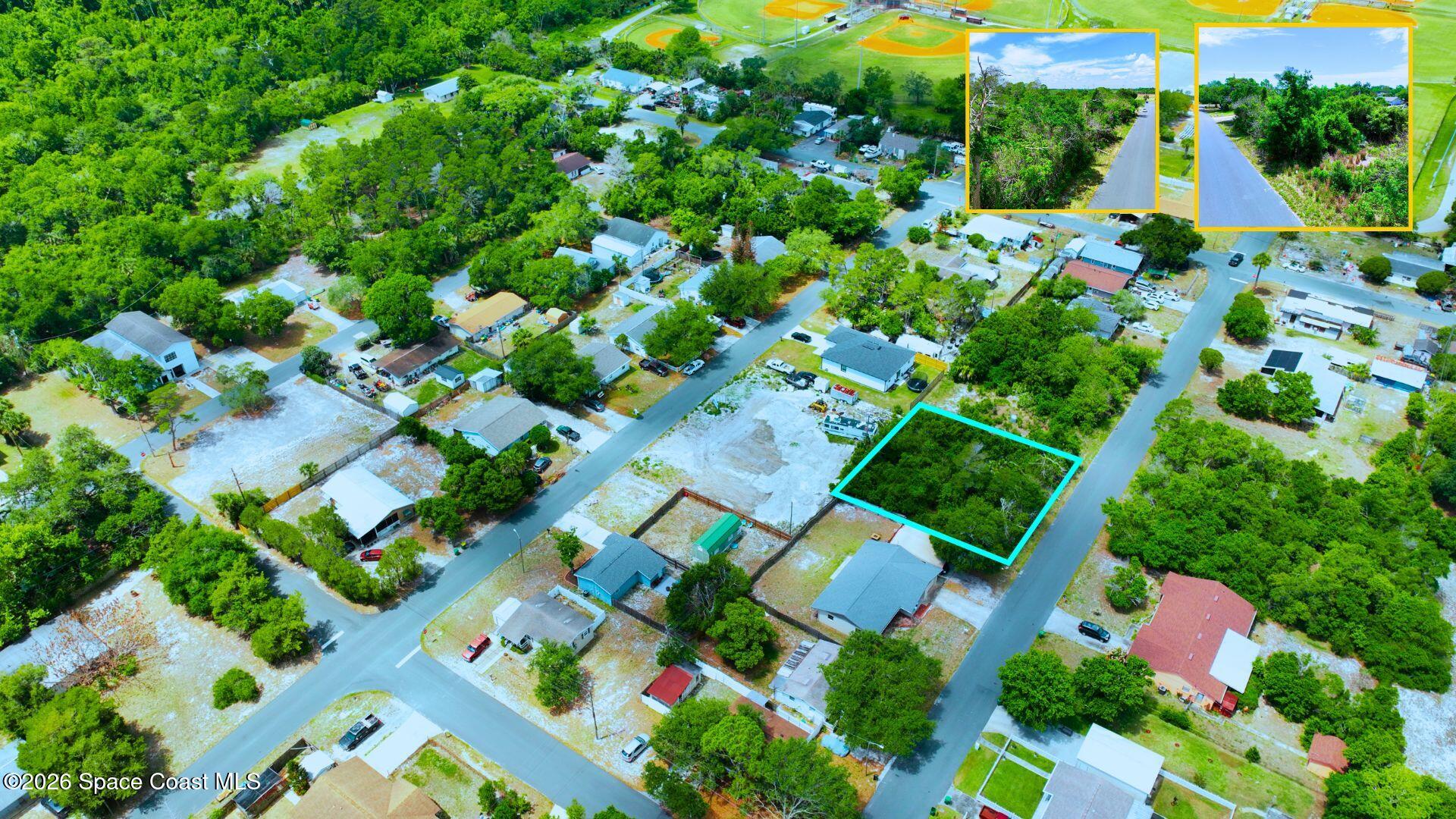 1727 Ruth Street Cocoa, FL 32926 - Photo 6 of 10 an aerial view of house with yard