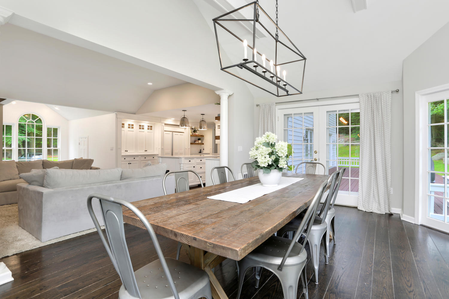 171 Jonathan Road New Canaan, CT 06840 - Photo 14 of 38 a view of a dining room with furniture window and wooden floor