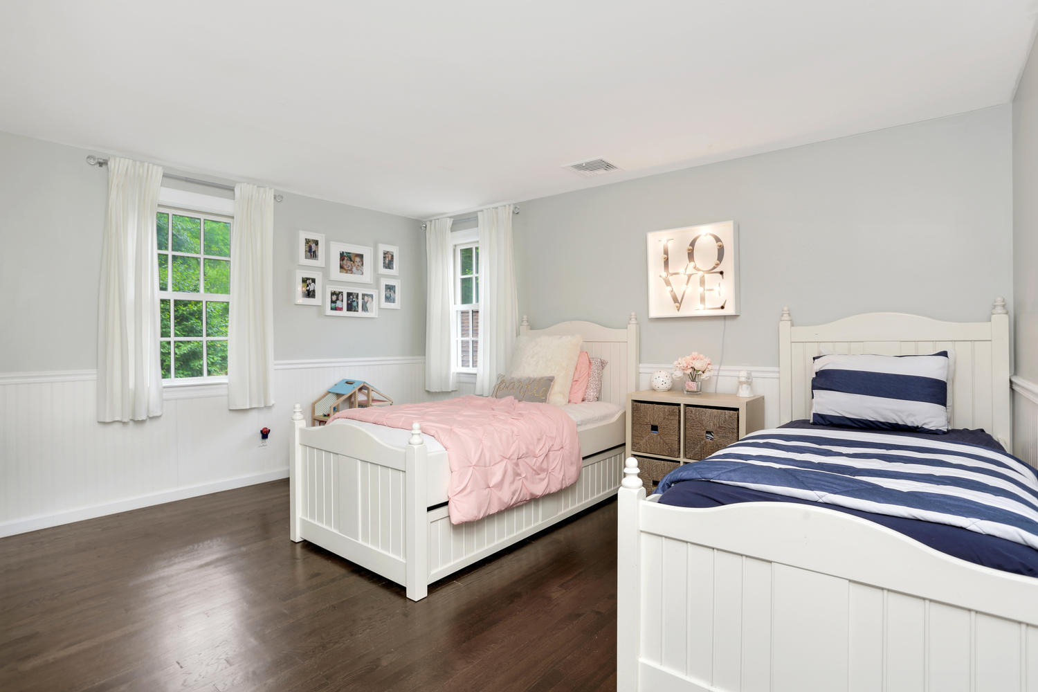 171 Jonathan Road New Canaan, CT 06840 - Photo 27 of 38 a bedroom with two beds and a window