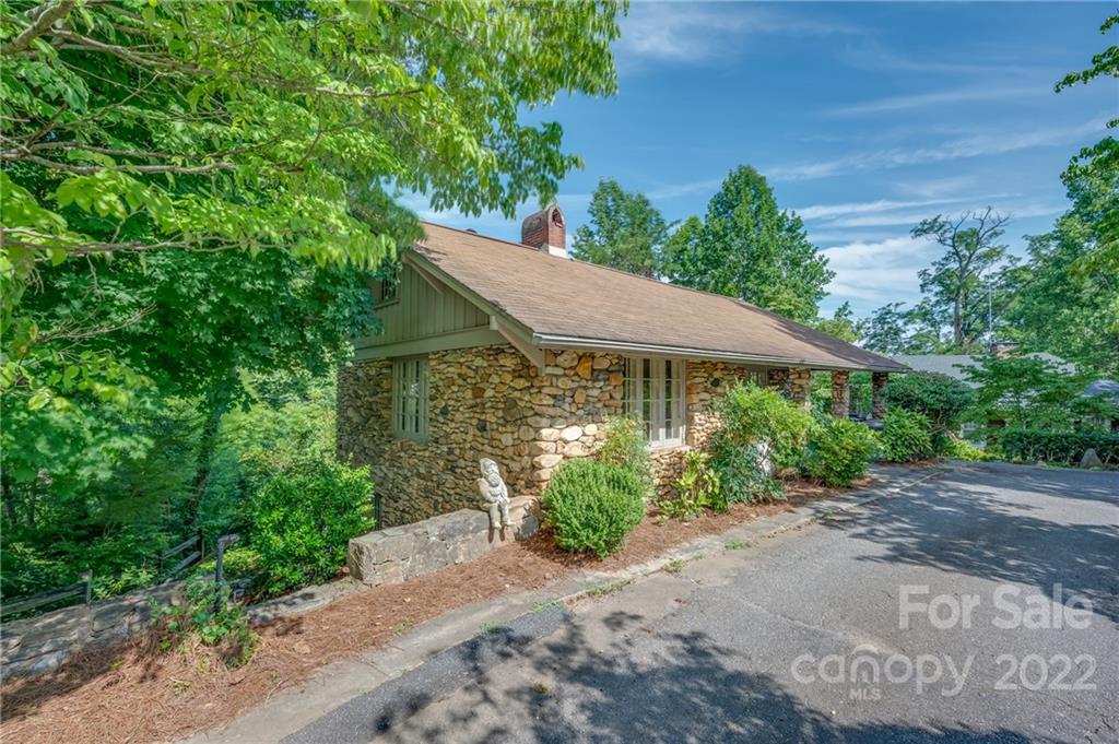 172 Lyncourt Drive Tryon, NC 28782 - Photo 3 of 20 a view of a garden with large trees