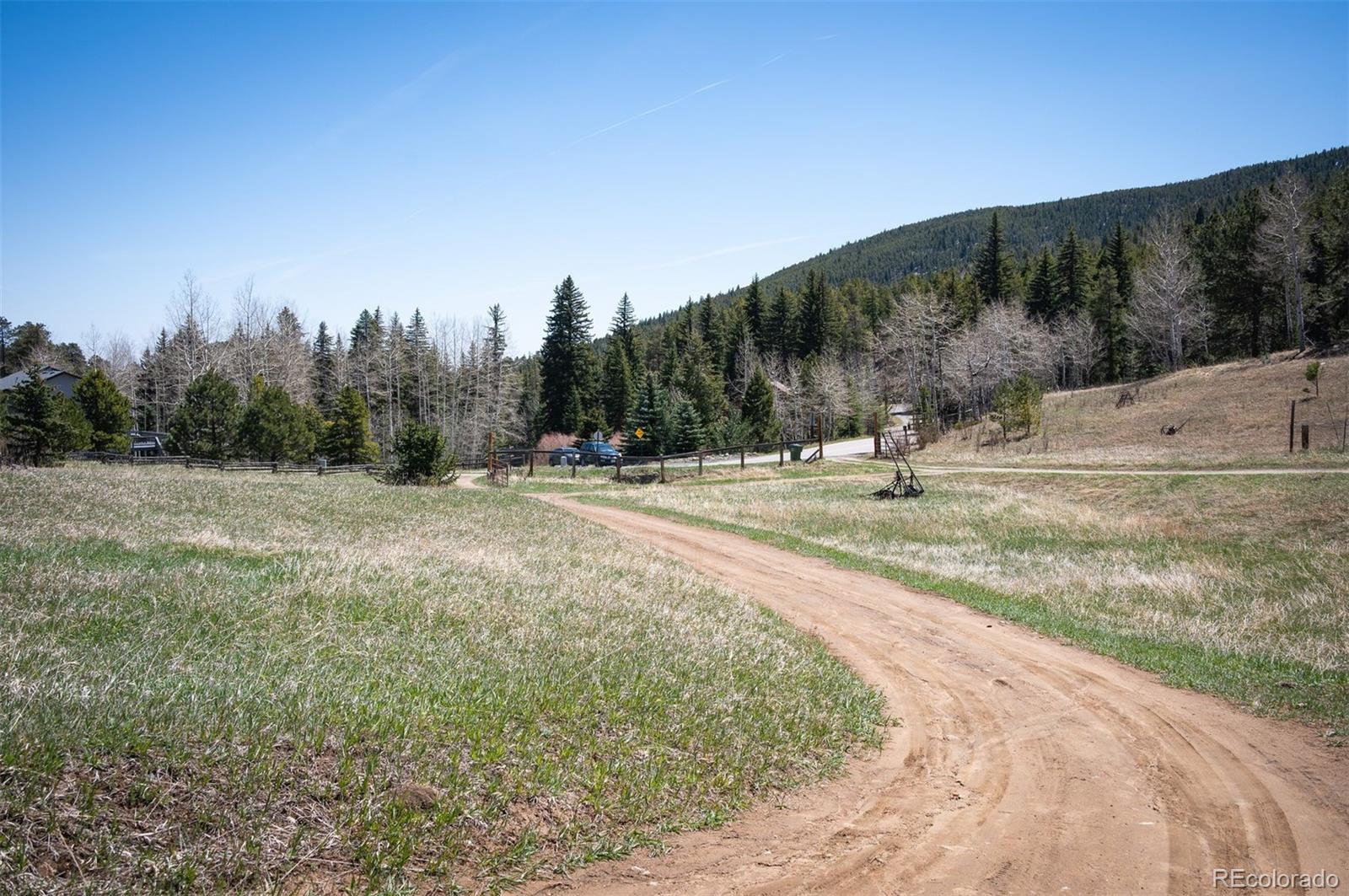 Pine Valley Road Evergreen, CO 80439 - Photo 5 of 30 a view of road with large trees