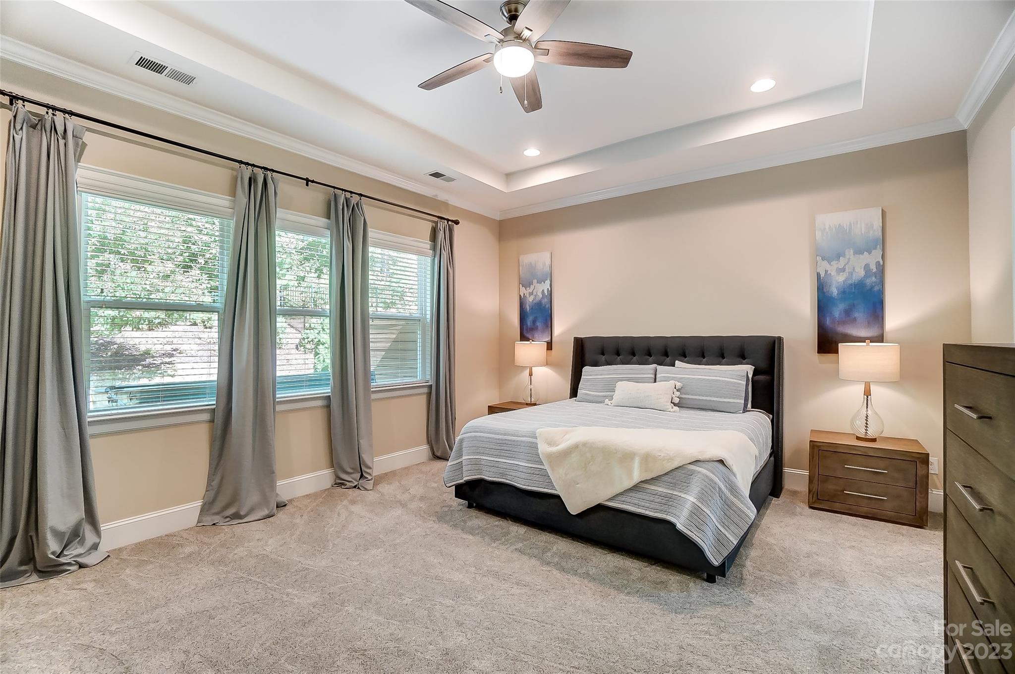 1494 Afton Way Fort Mill, SC 29708 - Photo 21 of 47 a bedroom with a bed and a large window