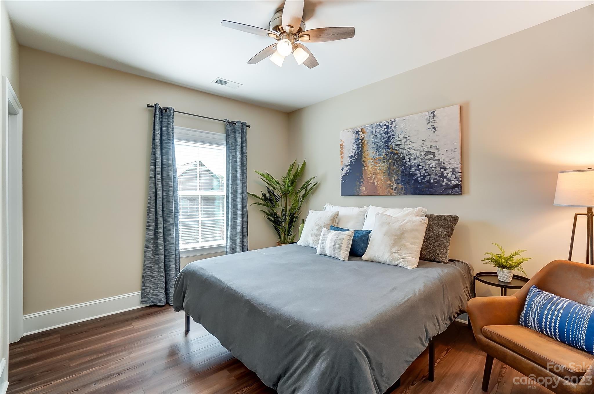 1494 Afton Way Fort Mill, SC 29708 - Photo 33 of 47 a bedroom with a large bed and a window