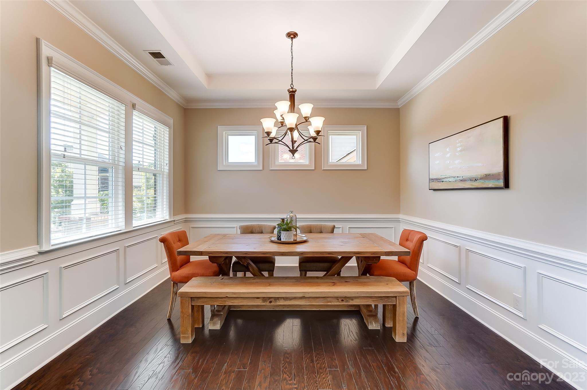 1494 Afton Way Fort Mill, SC 29708 - Photo 6 of 47 a view of a dining room with furniture window and wooden floor