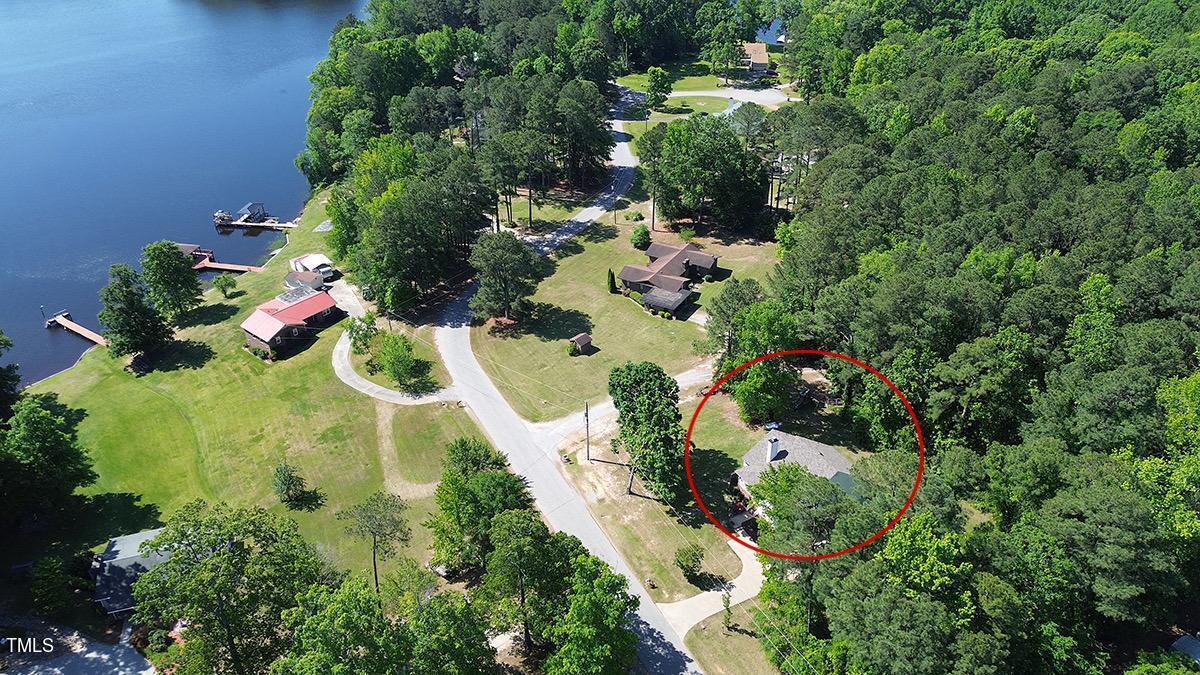 5808 Leon Road Nashville, NC 27856 - Photo 2 of 30 water view photo with house circled in r