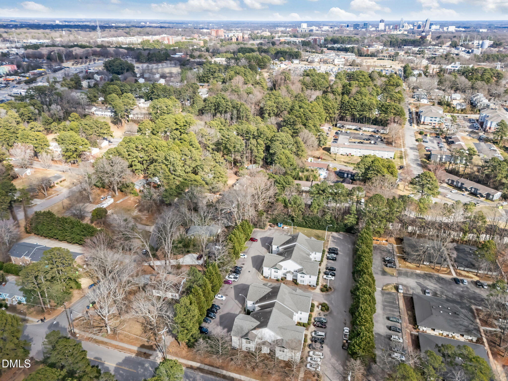 1305 Kent Road, Unit 101 Raleigh, NC 27606 - Photo 24 of 29 an aerial view of multiple house