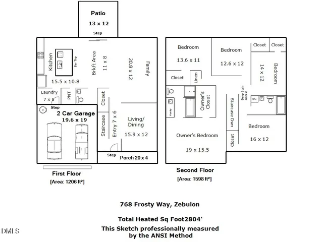 $439,900 | 768 Frosty Way, Zebulon, NC 27597