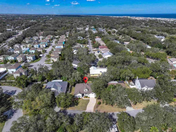 an aerial view of a city with lots of residential buildings