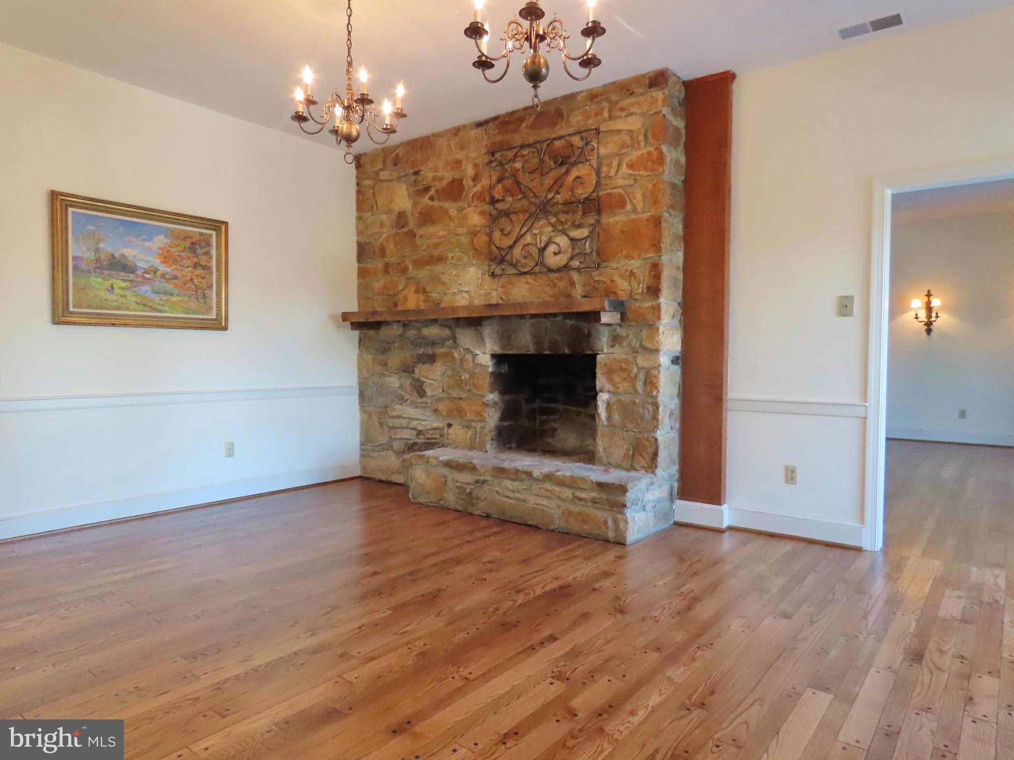 419 Rudasill Mill Road Woodville, VA 22749 - Photo 11 of 42 Dining Room fireplace