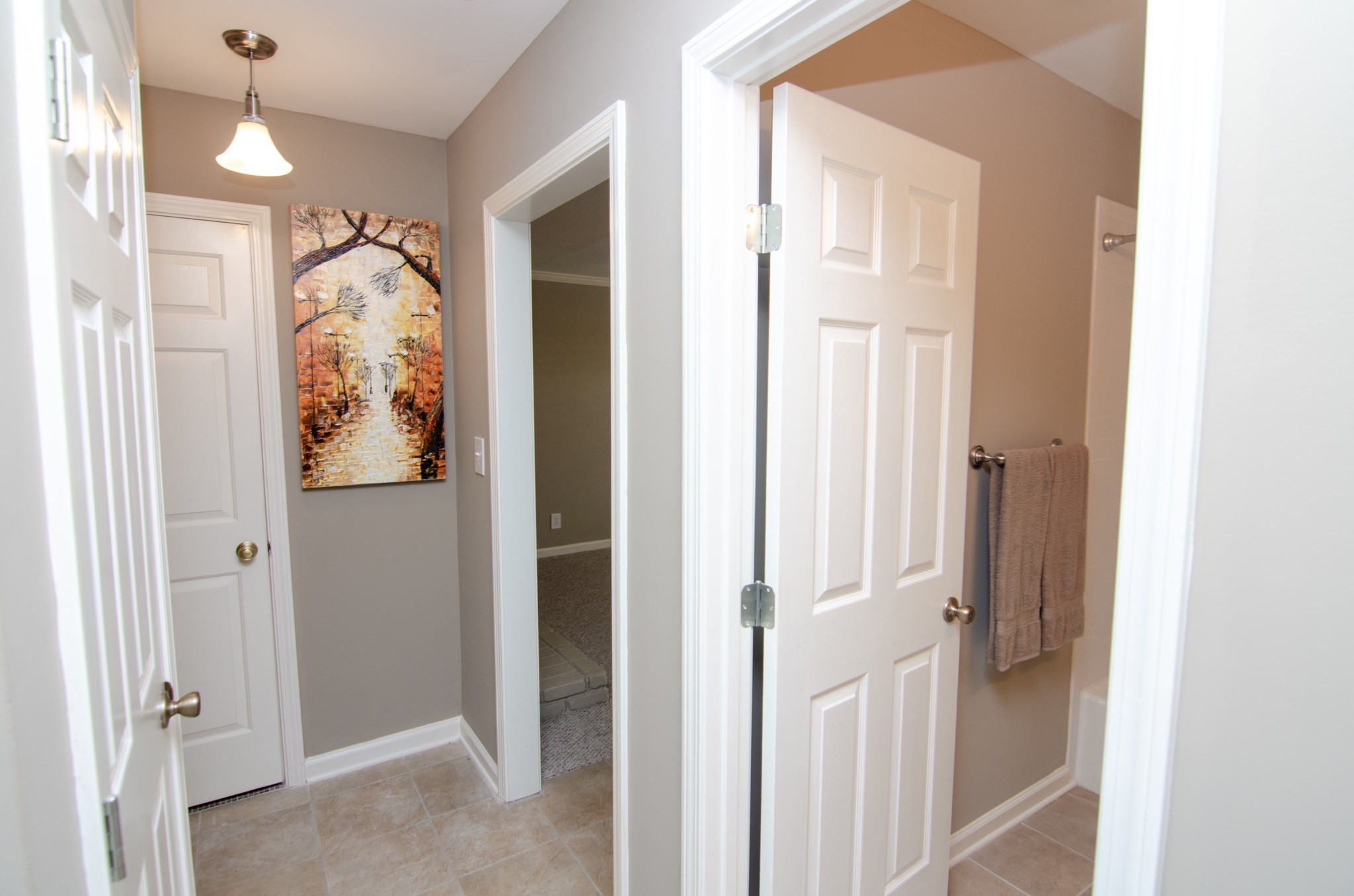 1128 General George Patton Road Nashville, TN 37221 - Photo 12 of 33 a view of a bathroom from a hallway