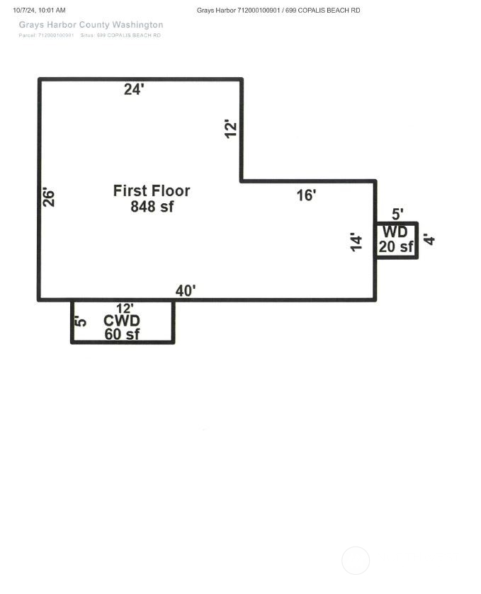 699 Copalis Beach Road Copalis Beach, WA 98535 - Photo 15 of 19 a picture of a wall with a white wall