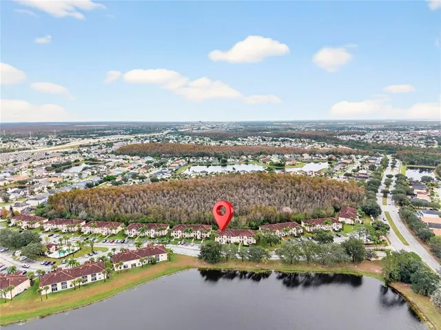a view of city and lake