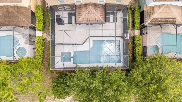 a view of a city with tall buildings