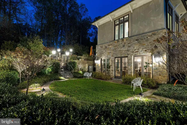 a aerial view of a house